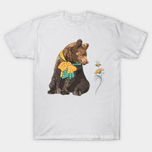 Cartoon hipster bear T-Shirt